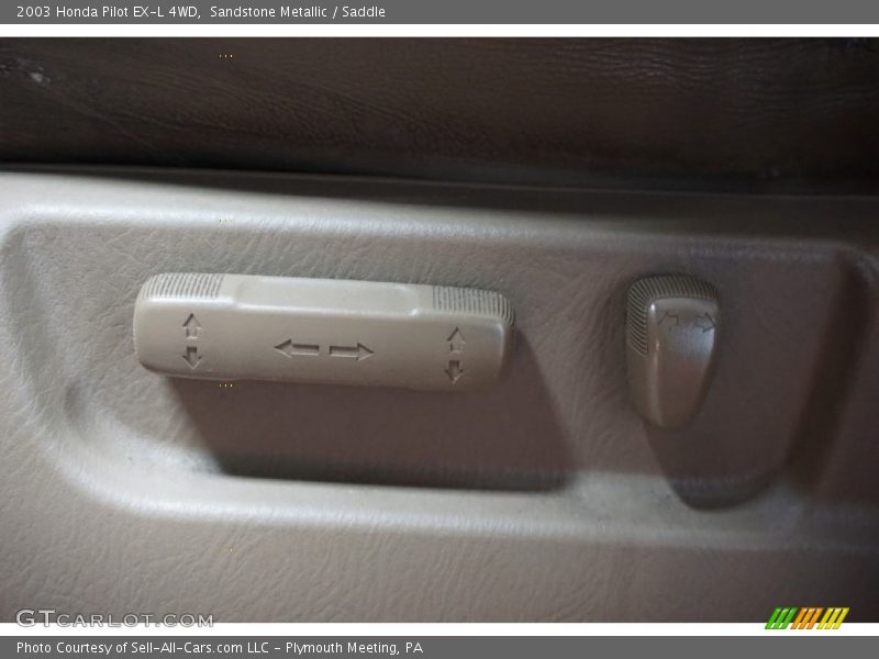 Sandstone Metallic / Saddle 2003 Honda Pilot EX-L 4WD