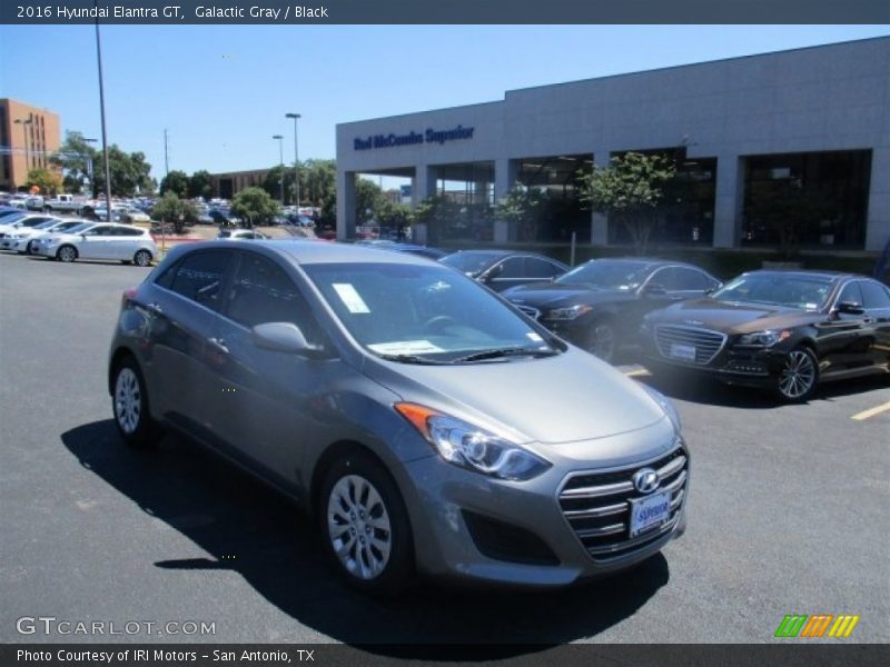 Galactic Gray / Black 2016 Hyundai Elantra GT