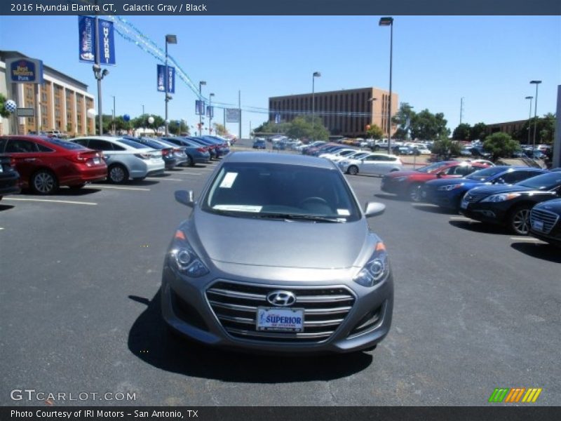 Galactic Gray / Black 2016 Hyundai Elantra GT