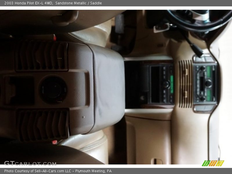 Sandstone Metallic / Saddle 2003 Honda Pilot EX-L 4WD