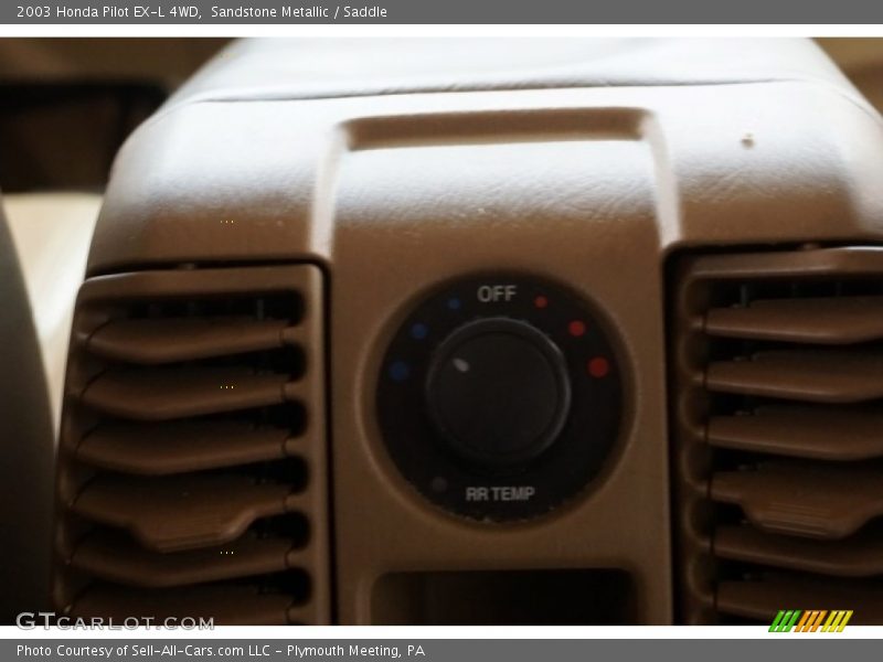 Sandstone Metallic / Saddle 2003 Honda Pilot EX-L 4WD