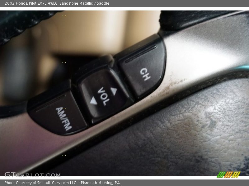 Sandstone Metallic / Saddle 2003 Honda Pilot EX-L 4WD