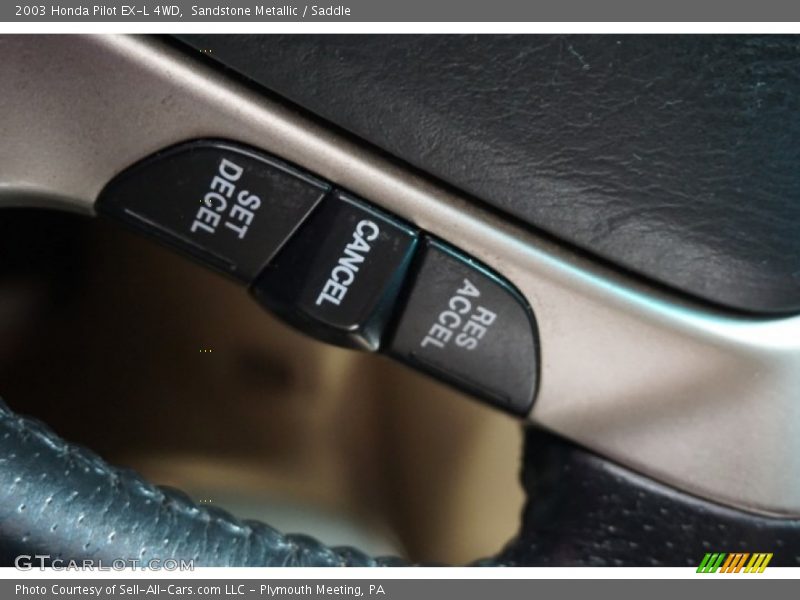Sandstone Metallic / Saddle 2003 Honda Pilot EX-L 4WD