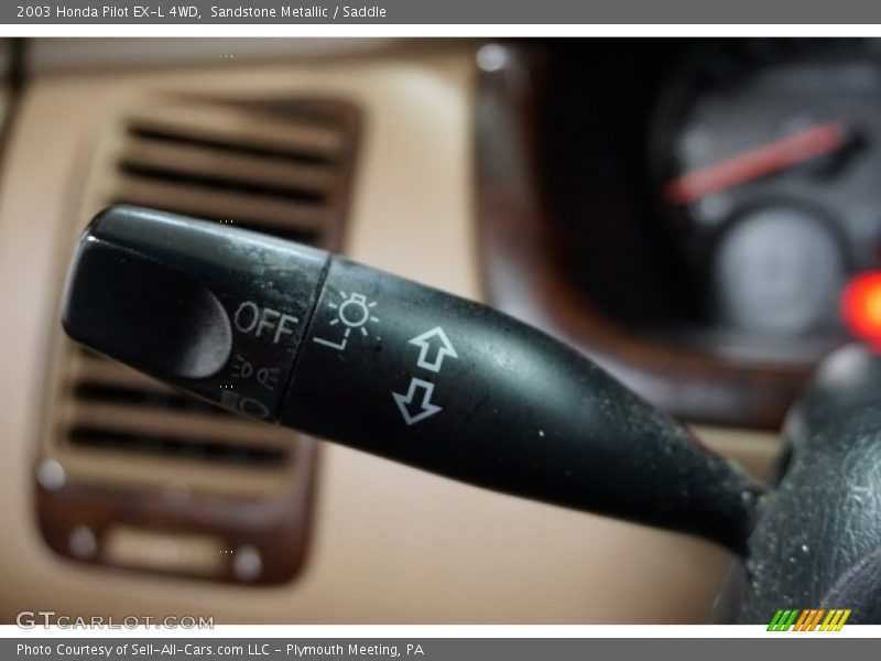 Sandstone Metallic / Saddle 2003 Honda Pilot EX-L 4WD