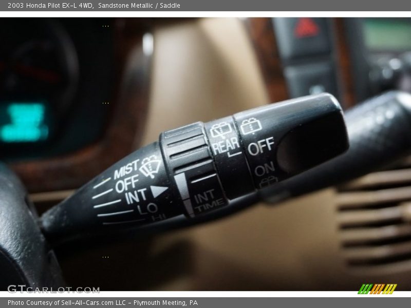 Sandstone Metallic / Saddle 2003 Honda Pilot EX-L 4WD