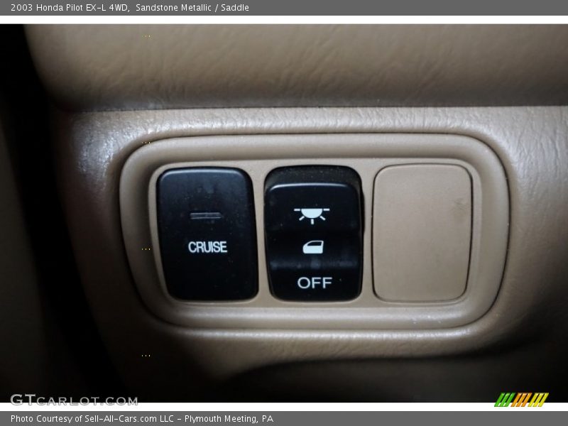 Sandstone Metallic / Saddle 2003 Honda Pilot EX-L 4WD