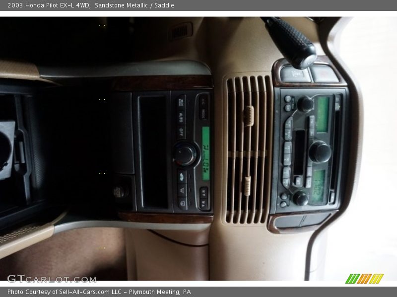 Sandstone Metallic / Saddle 2003 Honda Pilot EX-L 4WD