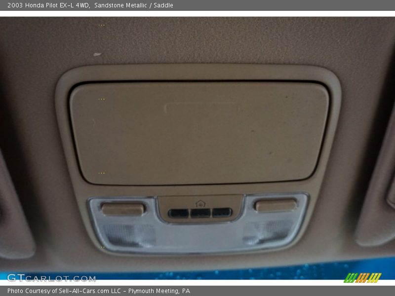 Sandstone Metallic / Saddle 2003 Honda Pilot EX-L 4WD