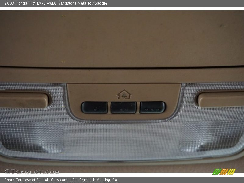 Sandstone Metallic / Saddle 2003 Honda Pilot EX-L 4WD