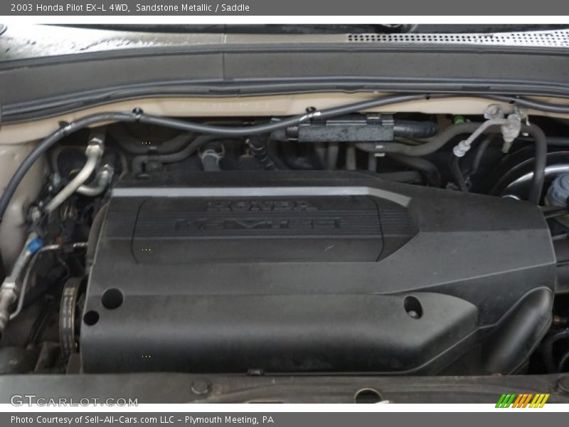 Sandstone Metallic / Saddle 2003 Honda Pilot EX-L 4WD