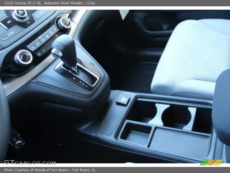 Alabaster Silver Metallic / Gray 2016 Honda CR-V SE