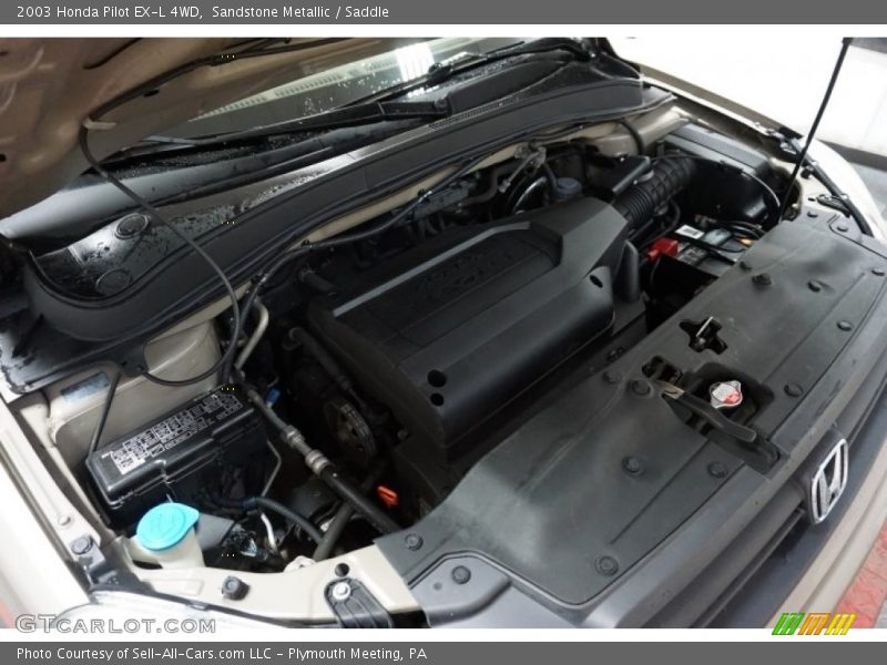 Sandstone Metallic / Saddle 2003 Honda Pilot EX-L 4WD