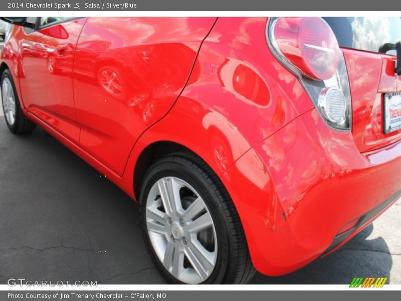 Salsa / Silver/Blue 2014 Chevrolet Spark LS