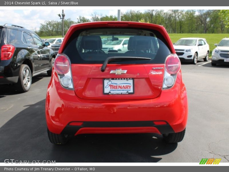 Salsa / Silver/Blue 2014 Chevrolet Spark LS