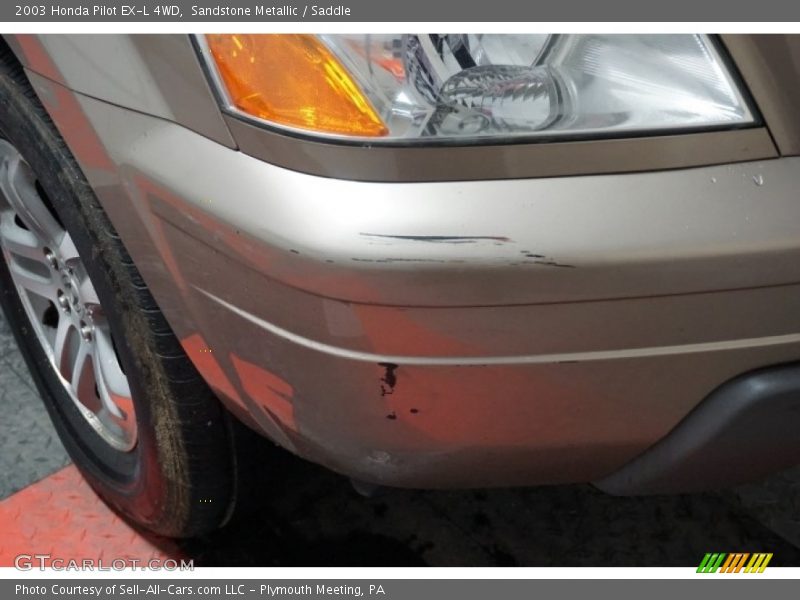 Sandstone Metallic / Saddle 2003 Honda Pilot EX-L 4WD