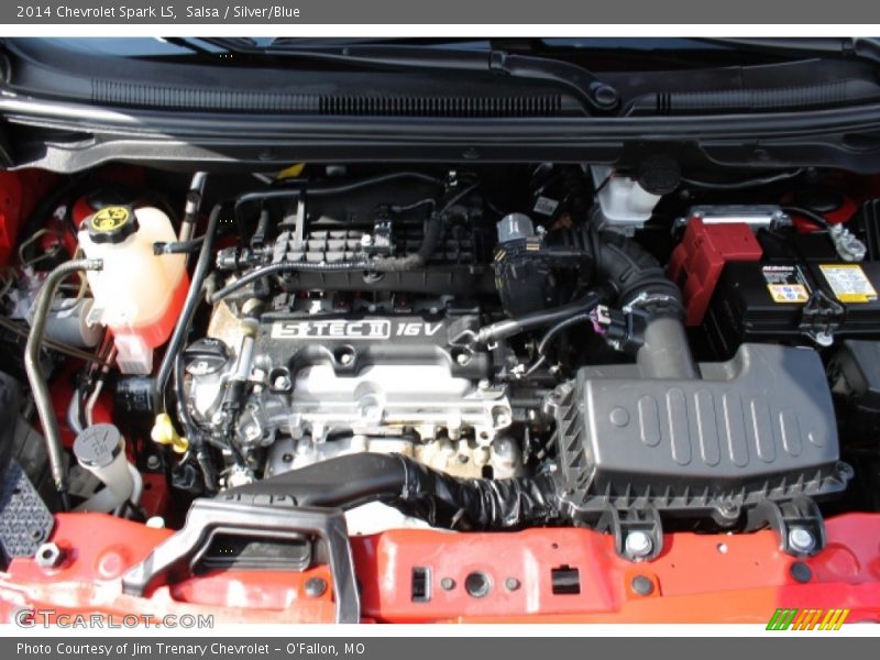 Salsa / Silver/Blue 2014 Chevrolet Spark LS