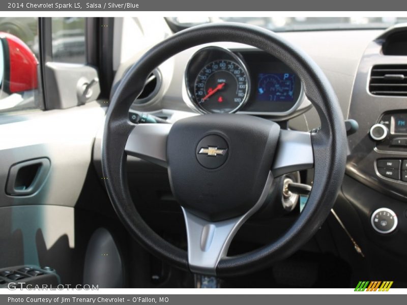Salsa / Silver/Blue 2014 Chevrolet Spark LS