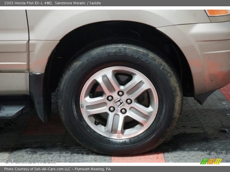 Sandstone Metallic / Saddle 2003 Honda Pilot EX-L 4WD