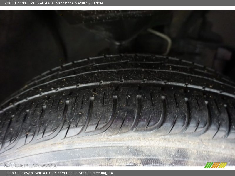 Sandstone Metallic / Saddle 2003 Honda Pilot EX-L 4WD