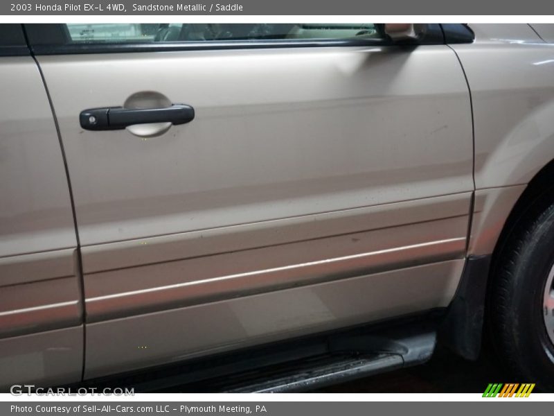 Sandstone Metallic / Saddle 2003 Honda Pilot EX-L 4WD