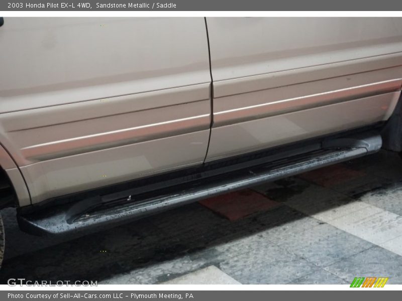 Sandstone Metallic / Saddle 2003 Honda Pilot EX-L 4WD