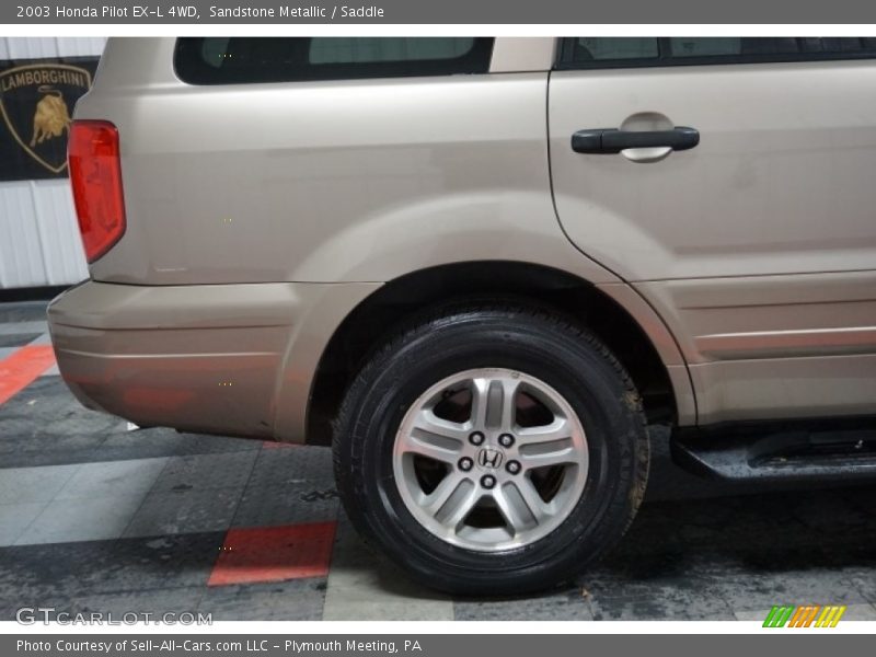 Sandstone Metallic / Saddle 2003 Honda Pilot EX-L 4WD