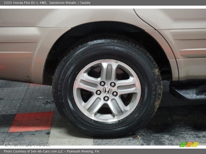 Sandstone Metallic / Saddle 2003 Honda Pilot EX-L 4WD