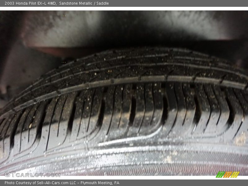 Sandstone Metallic / Saddle 2003 Honda Pilot EX-L 4WD