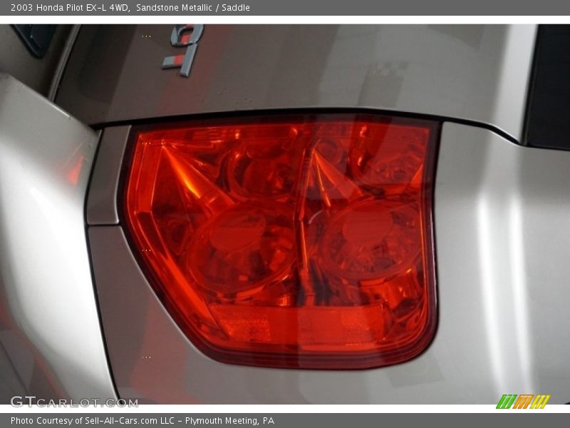Sandstone Metallic / Saddle 2003 Honda Pilot EX-L 4WD
