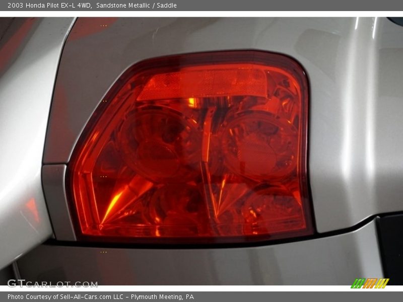 Sandstone Metallic / Saddle 2003 Honda Pilot EX-L 4WD