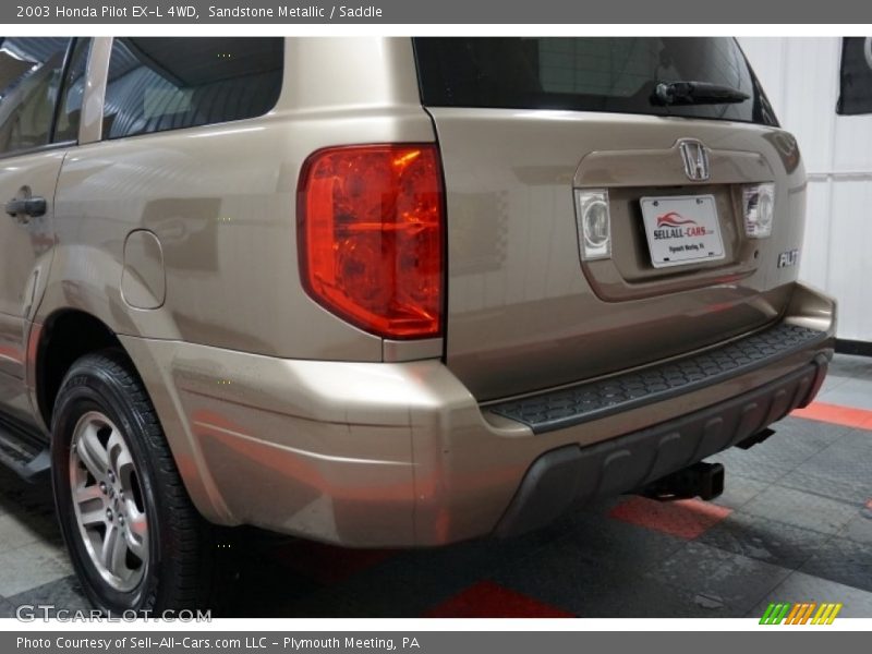 Sandstone Metallic / Saddle 2003 Honda Pilot EX-L 4WD