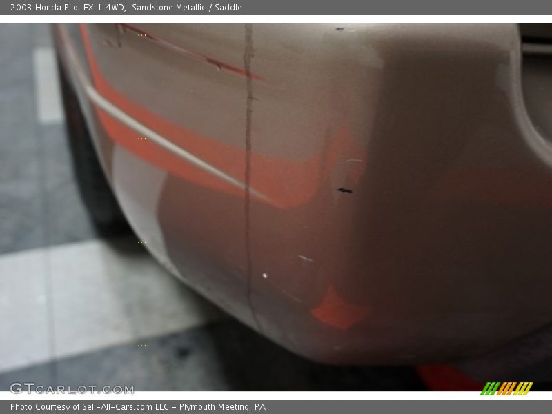 Sandstone Metallic / Saddle 2003 Honda Pilot EX-L 4WD