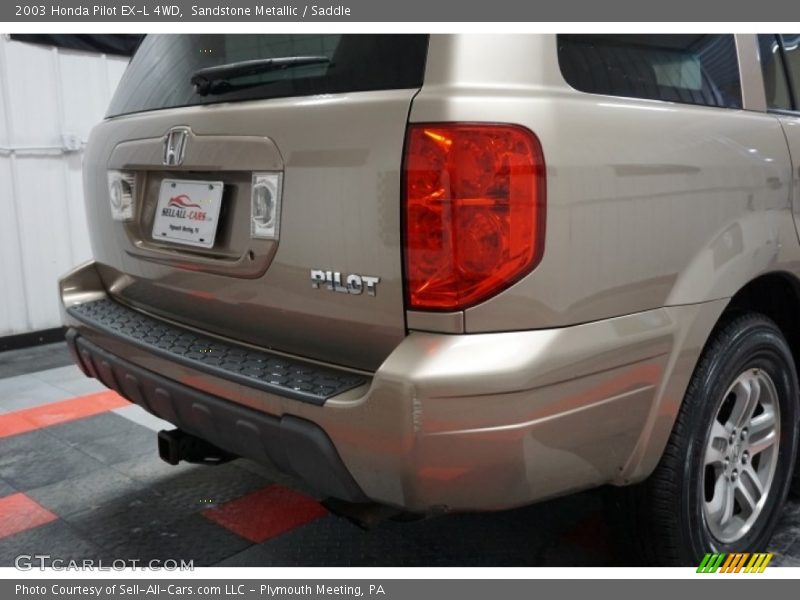 Sandstone Metallic / Saddle 2003 Honda Pilot EX-L 4WD