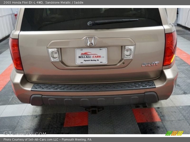 Sandstone Metallic / Saddle 2003 Honda Pilot EX-L 4WD