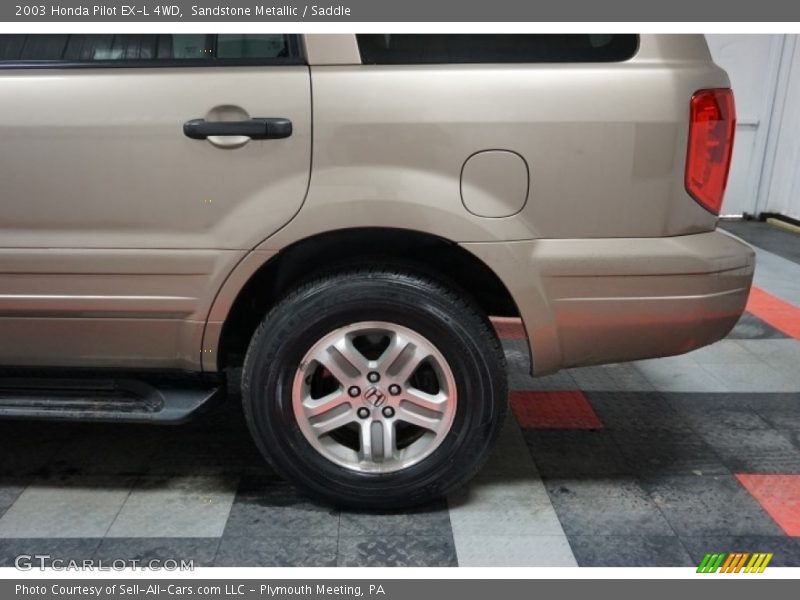 Sandstone Metallic / Saddle 2003 Honda Pilot EX-L 4WD