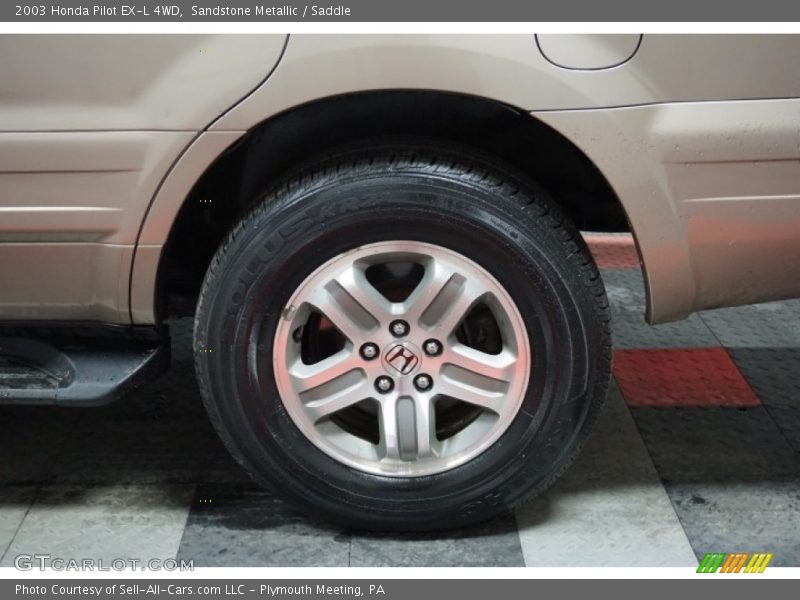 Sandstone Metallic / Saddle 2003 Honda Pilot EX-L 4WD