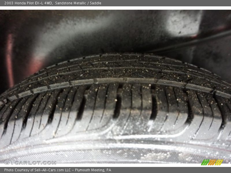 Sandstone Metallic / Saddle 2003 Honda Pilot EX-L 4WD