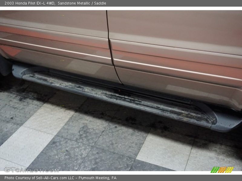 Sandstone Metallic / Saddle 2003 Honda Pilot EX-L 4WD