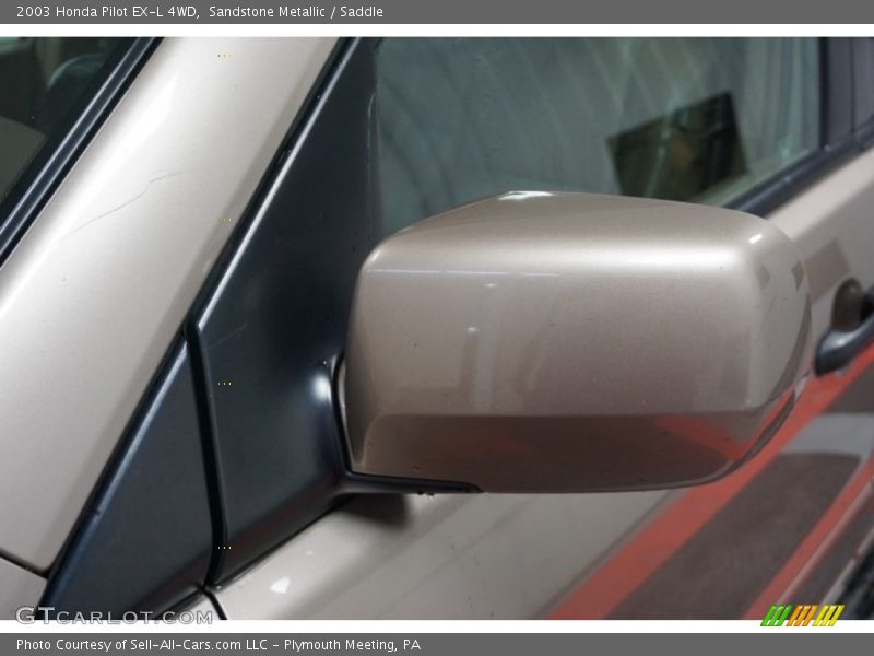Sandstone Metallic / Saddle 2003 Honda Pilot EX-L 4WD