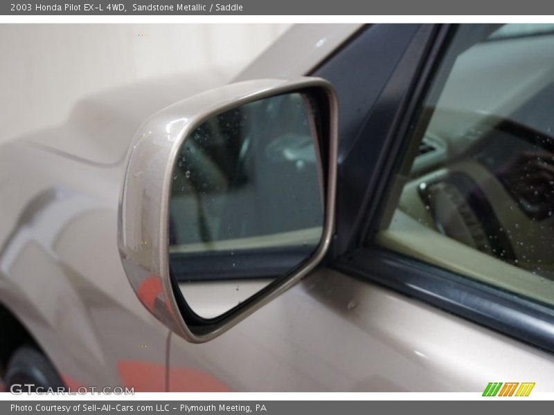 Sandstone Metallic / Saddle 2003 Honda Pilot EX-L 4WD