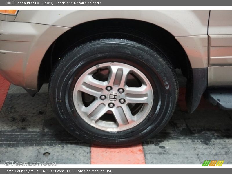 Sandstone Metallic / Saddle 2003 Honda Pilot EX-L 4WD