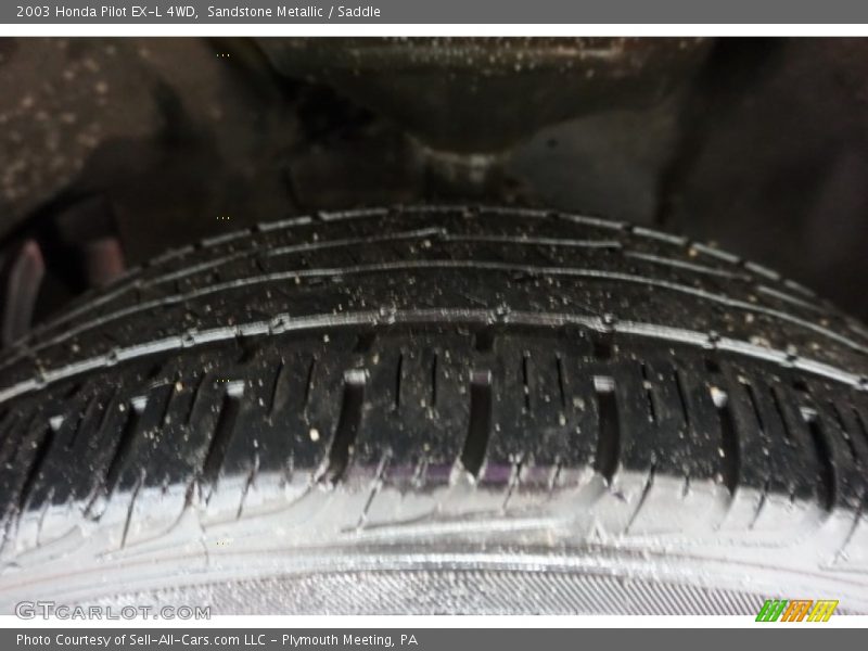 Sandstone Metallic / Saddle 2003 Honda Pilot EX-L 4WD