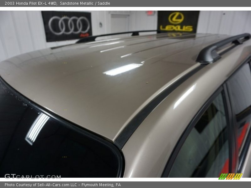 Sandstone Metallic / Saddle 2003 Honda Pilot EX-L 4WD