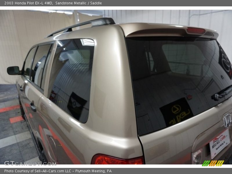 Sandstone Metallic / Saddle 2003 Honda Pilot EX-L 4WD