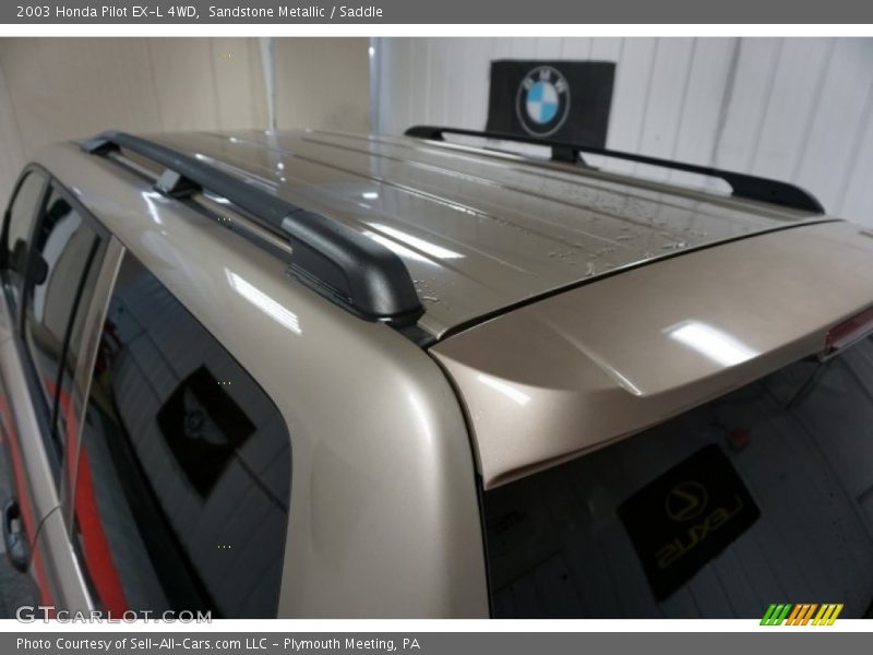 Sandstone Metallic / Saddle 2003 Honda Pilot EX-L 4WD