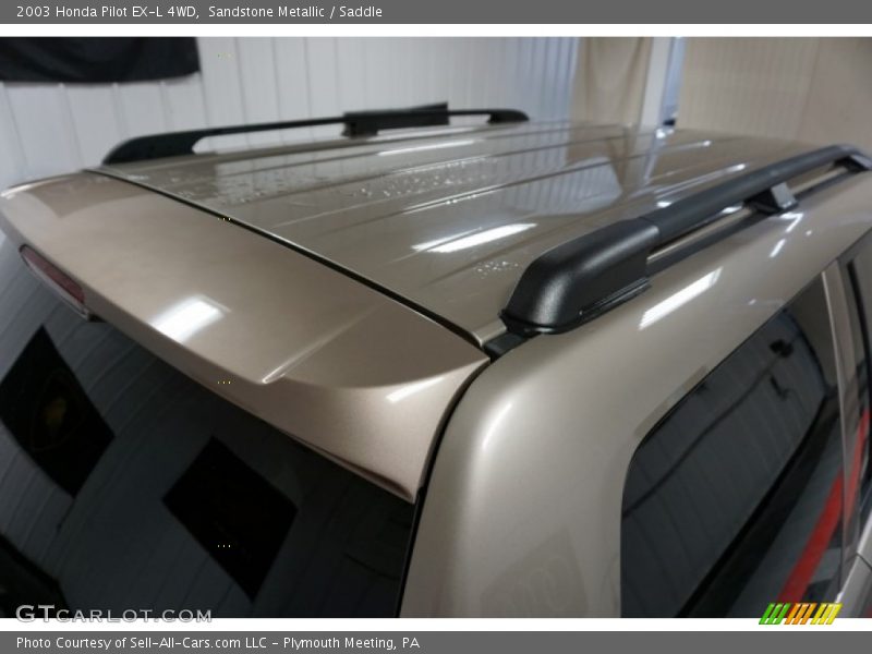 Sandstone Metallic / Saddle 2003 Honda Pilot EX-L 4WD