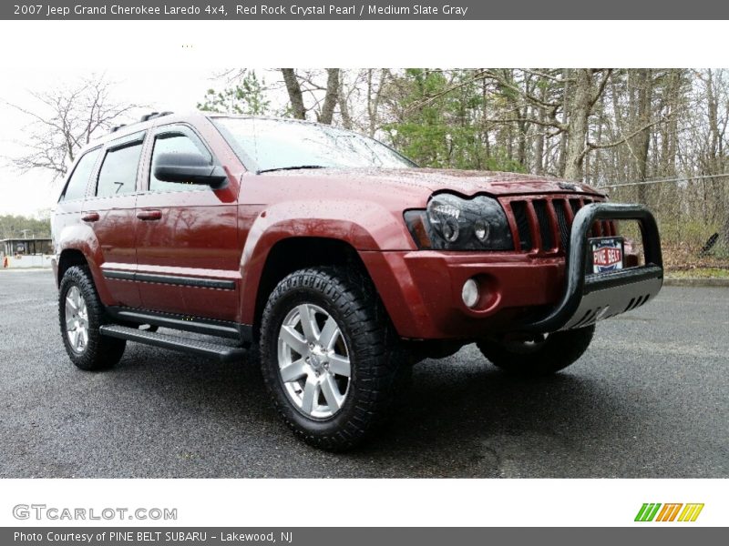 Red Rock Crystal Pearl / Medium Slate Gray 2007 Jeep Grand Cherokee Laredo 4x4