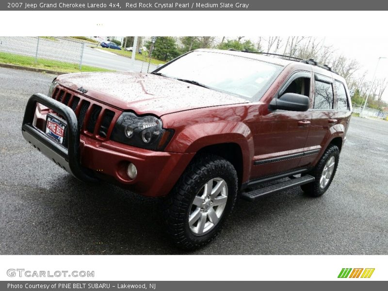 Red Rock Crystal Pearl / Medium Slate Gray 2007 Jeep Grand Cherokee Laredo 4x4