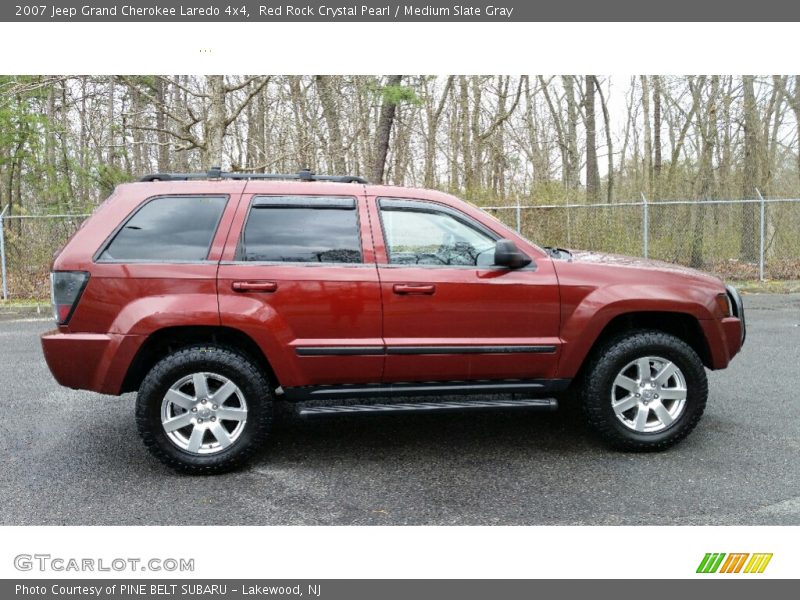 Red Rock Crystal Pearl / Medium Slate Gray 2007 Jeep Grand Cherokee Laredo 4x4