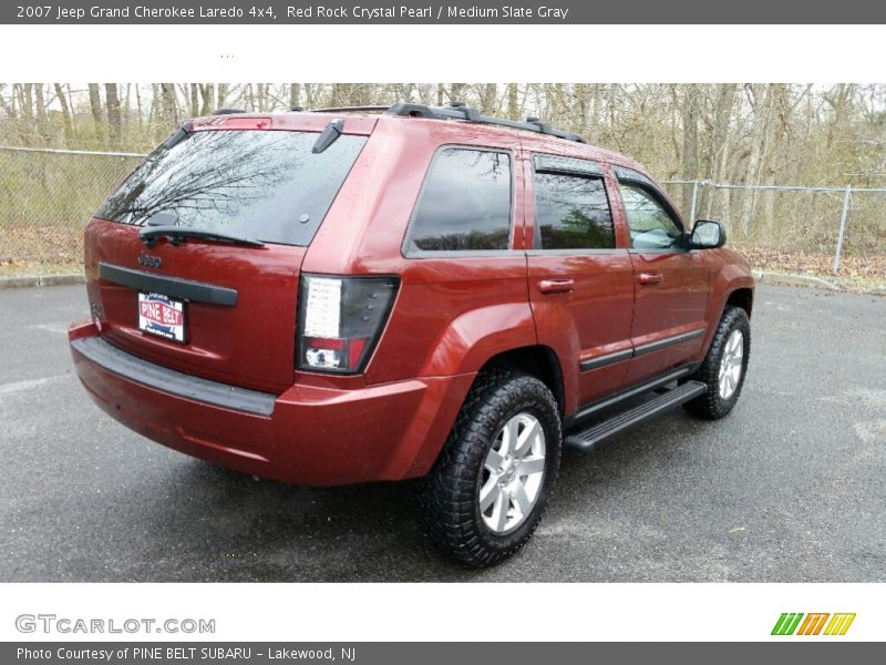 Red Rock Crystal Pearl / Medium Slate Gray 2007 Jeep Grand Cherokee Laredo 4x4